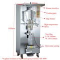 Operación estable Garantía de calidad Máquina automática de llenado de bolsita de leche con agua